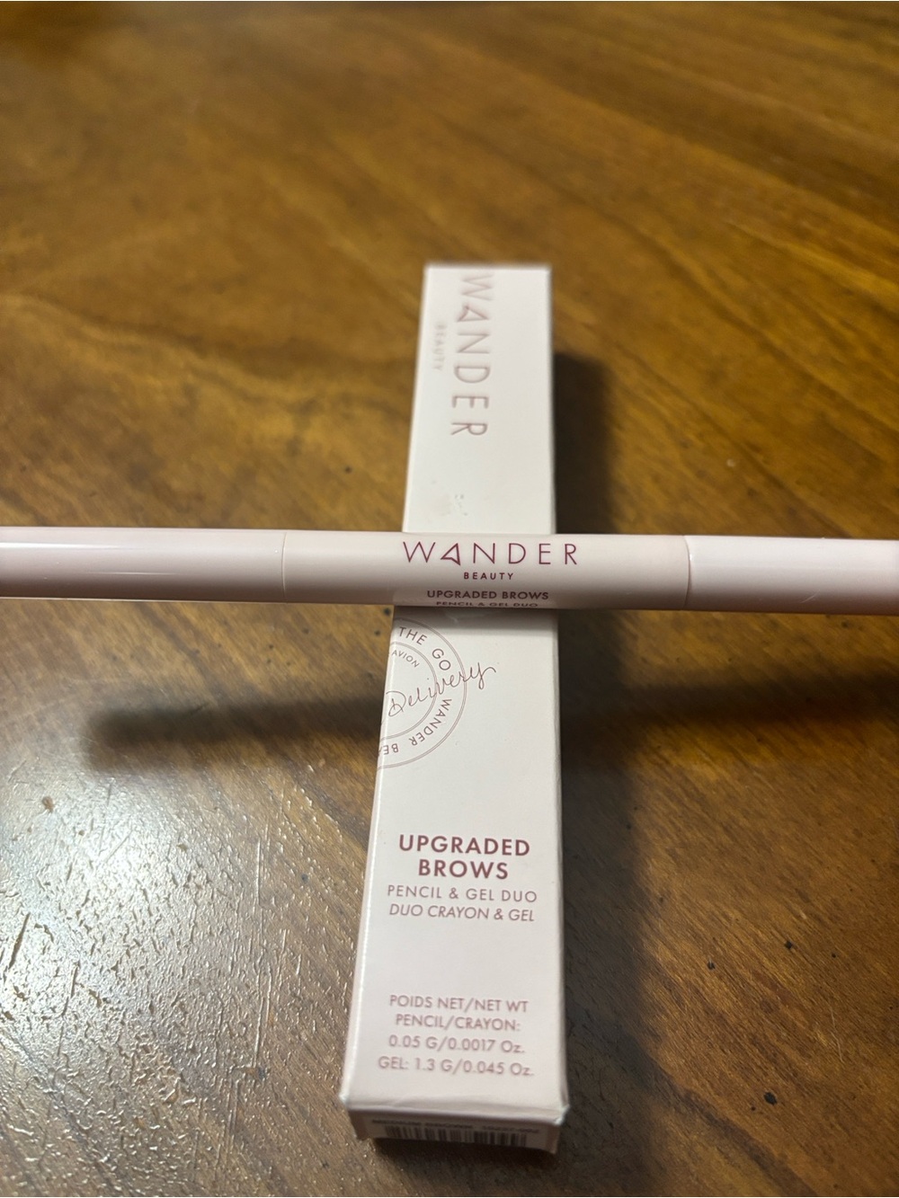 Wander Beauty Upgraded brows Angled Eyebrow Pencil & Gel-Medium Brown